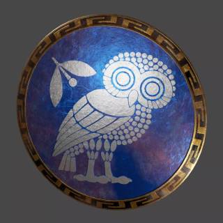 Ancient Greek shields wallpaper
