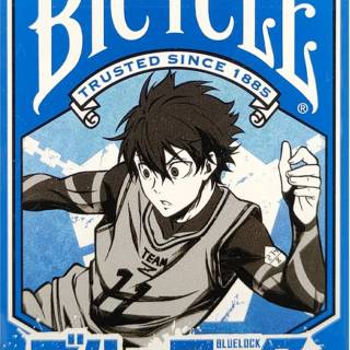 Blue Lock poker cards wallpaper