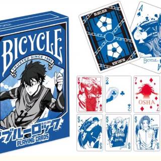 Blue Lock poker cards wallpaper