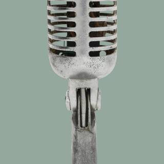 Vintage microphone wallpaper