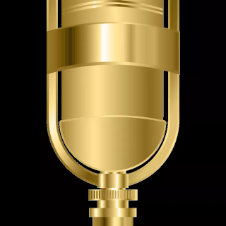 Vintage microphone wallpaper