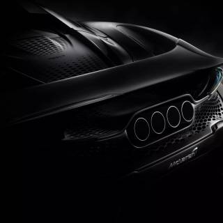 McLaren 765LT black wallpaper
