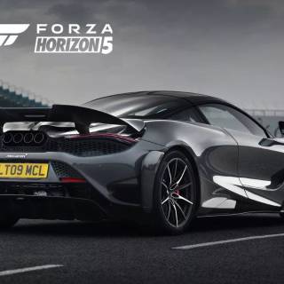 McLaren 765LT black wallpaper