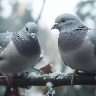 Domestic pigeon wallpaper