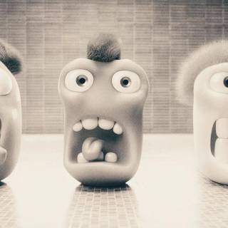 Funny guys face wallpaper