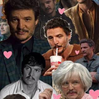 Funny guys face wallpaper