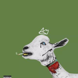 Goat smoking wallpaper