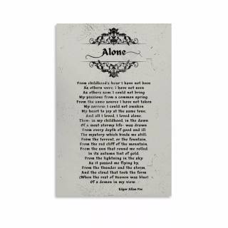 Alone Edgar Allan Poe wallpaper
