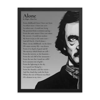 Alone Edgar Allan Poe wallpaper