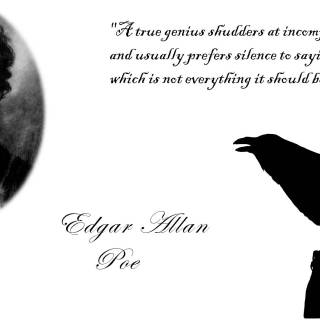 Alone Edgar Allan Poe wallpaper