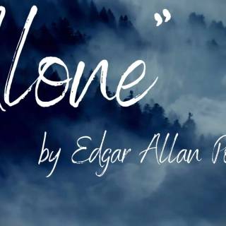 Alone Edgar Allan Poe wallpaper