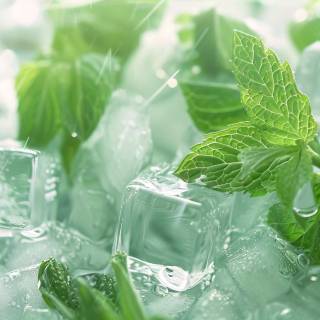 Refreshing mint wallpaper