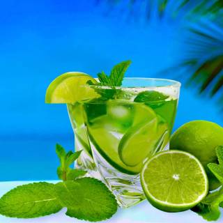 Refreshing mint wallpaper