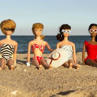 Barbie at the beach wallpaper