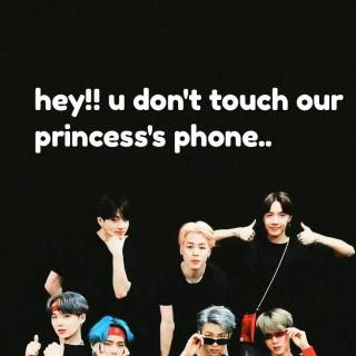 Funny BTS lock screen wallpaper
