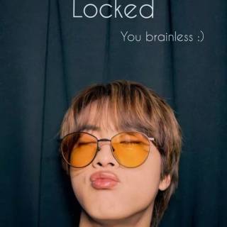 Funny BTS lock screen wallpaper