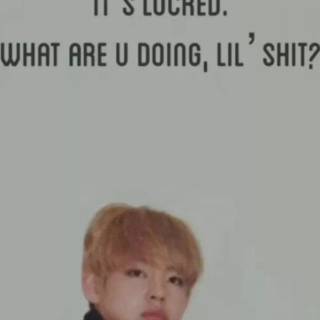 Funny BTS lock screen wallpaper