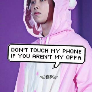 Funny BTS lock screen wallpaper