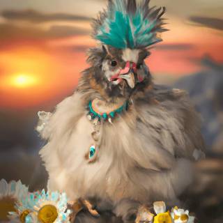 Drippy chicken wallpaper