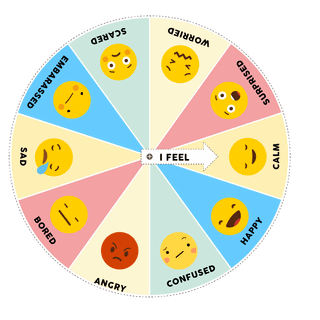 Emotion wheel wallpaper