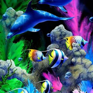 Underwater creatures wallpaper