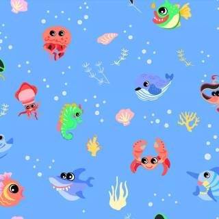Underwater creatures wallpaper