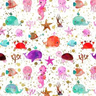 Underwater creatures wallpaper