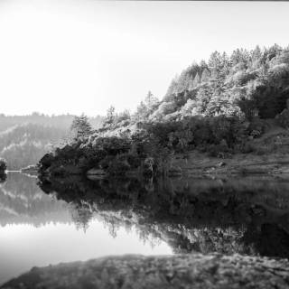 Black lake wallpaper