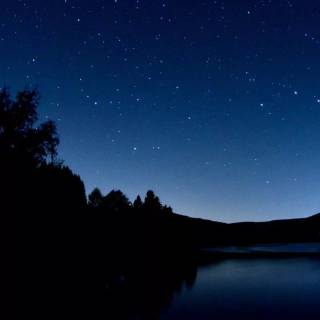 Black lake wallpaper