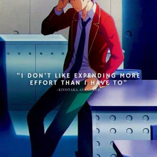 Ayanokoji quotes wallpaper