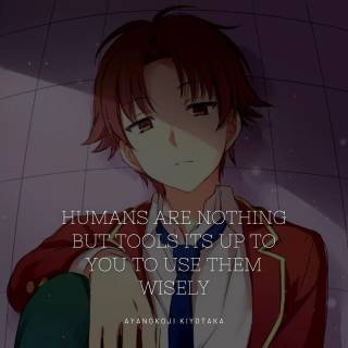 Ayanokoji quotes wallpaper