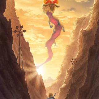 The Legend of Zelda dragon wallpaper