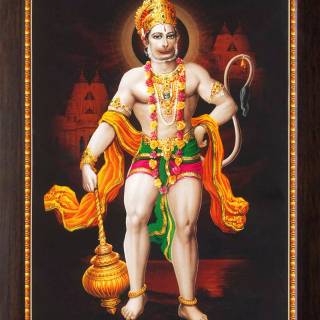 Hanuman standing wallpaper
