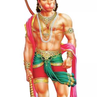 Hanuman standing wallpaper