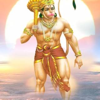 Hanuman standing wallpaper