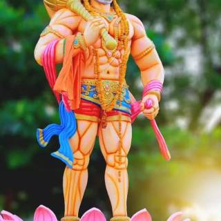 Hanuman standing wallpaper