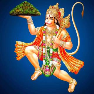 Hanuman standing wallpaper