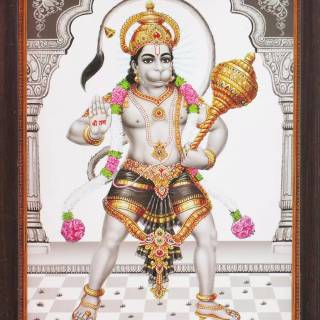 Hanuman standing wallpaper