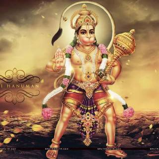 Hanuman standing wallpaper