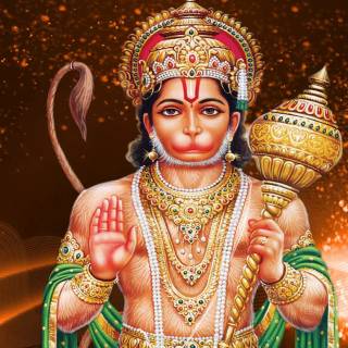 Hanuman standing wallpaper