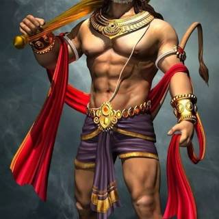 Hanuman standing wallpaper