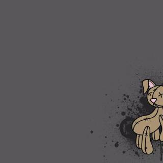Emo bunny wallpaper