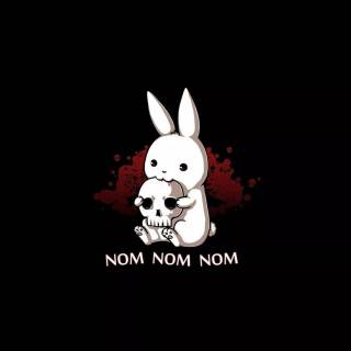 Emo bunny wallpaper