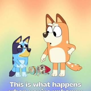 Funny Bluey wallpaper