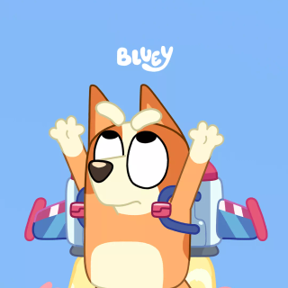 Funny Bluey wallpaper