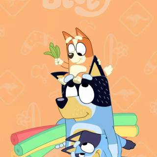 Funny Bluey wallpaper
