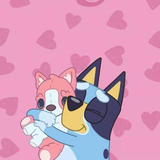Funny Bluey wallpaper