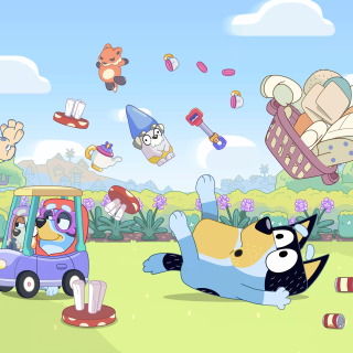 Funny Bluey wallpaper