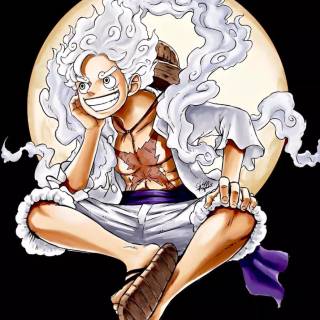 Luffy Gear 5 iPhone 4k wallpaper