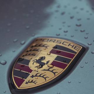 Porsche 4k logo wallpaper